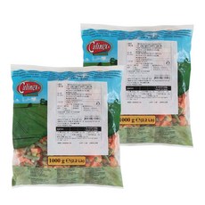 벨기에산 프리미엄 채소믹스(당근 그린빈 완두콩 옥수수), 2개, 1kg