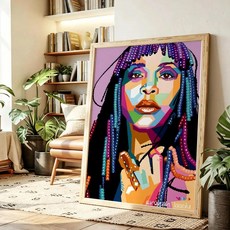 그림 서예 캔버스 포스터 벽 예술 미적 홈 장식 거실, A. 15X20cmFrameless