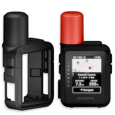 INNOSURE Garmin inReach 미니 3 SOS 위성 통신기용 프리미엄 보호 실리콘 케이스 커버 내구성 미끄럼 방지 충격 방지 (블랙) 163094, INNOSURE Garmin inReach 미니 3 S
