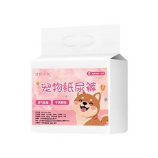 汪仔小隊 寵物紙尿褲 透氣防漏 乾爽瞬吸, 1套, 12個