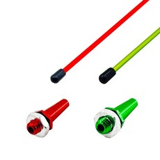 2PCS RC 보트 알루미늄 M6 안테나 마운트 베이스 선박용 자동차 DIY 모델 장난감 건축 부품(골드)용 튜브 슬리브 포함, Mix Color 1