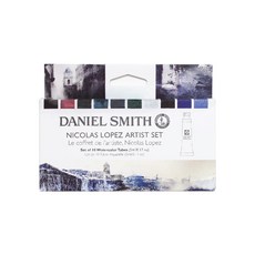 Daniel Smith 丹尼爾史密斯 Nicolas Lopez 尼古拉斯 10色管狀水彩大師級套組 5ml, 5ml/0.17 oz, 10