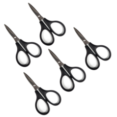스켈 수공예/사무용 다용도 미니가위, 5개입