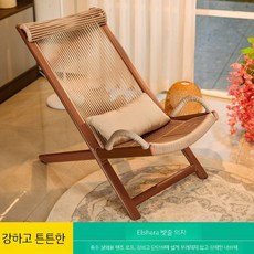 의자 야외용 라탄 3피스 티테이블 2인세트 발코니 정원용, Al Sarah 로프 의자 2개