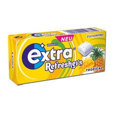 리글리 엑스트라 리프레셔 무설탕 껌 트로피컬 8개입, 8개