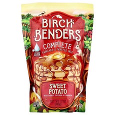 Birch Benders 컴플리트 팬케이크 와플 믹스 고구마 340g(12온스), 340 g