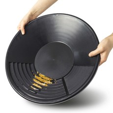 사금 채취 추출 도구 장비 금 패닝 접시 LUAZ-GX, 블랙, 1개