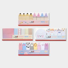 [쀼샵] 아이비스 1000 인덱스데코점착메모지(CR) 11530, 랜덤1개, 랜덤1개