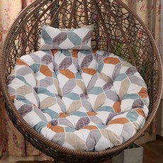 흔들의자쿠션 라탄 안락 의자 쇼파 리클라이너 쿠션 방석 등박이 시트 체어, 1개, O. 코튼 경