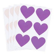 자외선 햇빛 색상 변화 하트 스티커 5장 실험기구 방과후수업 방과후교실