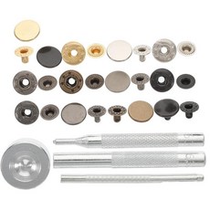 금속 스냅 버튼 패스너 키트 색상 의류 자켓 가방 공예, 1개, 1. other