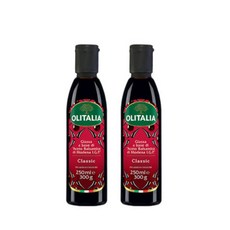 올리타리아 발사믹 글레이즈 X2병 드레싱 추천, 250ml, 1세트