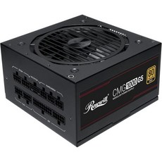 로즈윌 CMG5 1200W ATX 3 0 및 1 호환 80 골드 1200W 풀 모듈러 전원 공급 장치 PCIe 5 600W 12V-2x6 커넥터 100% 일본식 커패시터, 1000W, 1개