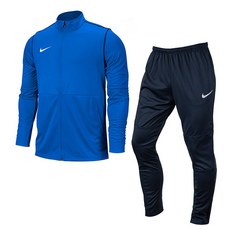 NIKE Dri-Fit拉鍊外套 藍色+運動長褲 海軍藍