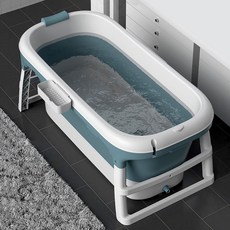 에이치앤아이 접이식욕조 고급형 (크라운), 1개, 핑크