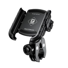 台灣熱賣摩托車手機支架，後視鏡手機底座，不擋攝像頭自行車手機導航支架, 防盜快拆安裝