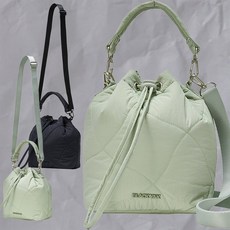 블랙야크 25년 가을신상 여성 일상데일리 퀼팅 가방 크로스 버킷백 루클라W패딩숄더백 2BYABXU503 224657, 카키(KH), FREE