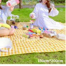 피크닉 한강 매트 야외 휴대용 150x200 피크닉매트 소풍 방수, 02돗150X200cm-레드