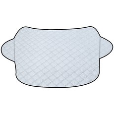 민스리빙 자동차 앞유리 성에방지 햇빛가리개 실버, FREE