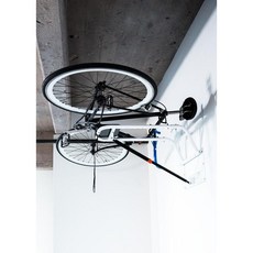 油壓腳自行車踏車收納牆壁勾架，室內自行車壁掛架，單車收納立架，腳踏車掛鉤, 1個