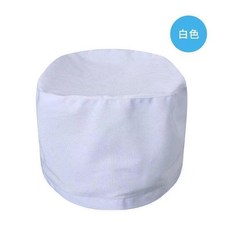 廚房帽 純棉防油煙 廚師帽 防塵防掉髮 工作帽, 1個, 園帽無扣特jia,男女通用 帽圍最大54cm