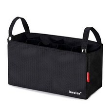 엠케이 다용도 유모차 방수 수납함 원사이즈, 차콜, 1개