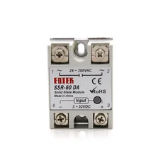 CG 3 상 SSR 3-32V DC 제어 24-480V AC 솔리드 스테이트 릴레이 DC-AC 60A 80A 100A DA, 04 60DA
