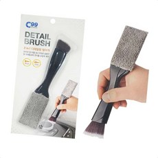 자동차실내청소 틈새청소 2in1 차량용 미세 먼지털이개 틈새먼지제거 디테일링 미세먼지제거