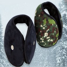 방한 귀마개 여성귀도리, 검정