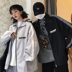 바람막이 교복몰 UP 스트릿패션 오버핏바람막이 반티