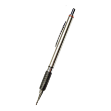 金屬自動鉛筆 繪圖筆 自帶削筆器【WJ0248】, 02.握把防滑-工程筆, 1個裝