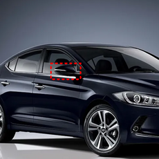 아반떼 16_AD / 블랙 사이드미러 커버 / 87616F2000NKA / 87626F2000NKA/ 검은색 스켈프 / 순정부품, 87616F2000NKA 좌측