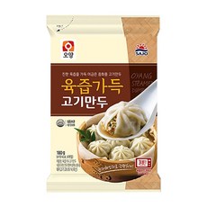 [정연푸드] 사조오양 육즙가득 고기만두 (PC방 간식 야식 전자레인지 간편조리), 180g, 30개