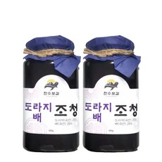 1+1 천수보감 무설탕 배도라지청 약도라지청 도라지 조청 500g 2개