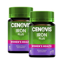 Cenovis Iron Plus 세노비스 철분 플러스 80타블렛 2팩, 2개, 80정
