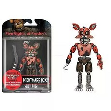 FNAF 프레디의피자가게 프레디 피자가게 나이트메어 폭시 치카 야광 피규어, S