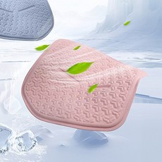 사무실 의자 차량용 쿨방석 3D입체 쿠션매트 장거리운전 학교 회사원 회사 작업실, 핑크
