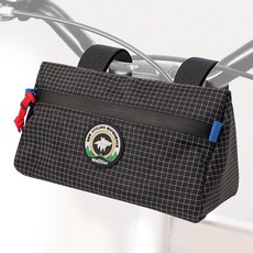 OFOZOVEY Bike handlebar bag Kids bike basket front Waterproof bike bags for bicycles Large capacit, 스몰, 블랙