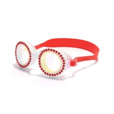 [코코릭] 하트링 물안경 16색상 3-13세 KC인증 자외선99% 유아 아동 어린이 수경 일반렌즈 미러렌즈, 1개, 9. 루비링