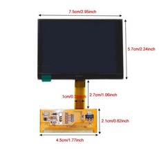 S3 8L TT A6 C5 4B용 LCD 대시보드 스크린 디스플레이 애프터마켓 자동차 계기판 교체 D1560TOB