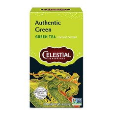 Celestial Seasonings 녹차 허니 레몬 인삼 카페인 함유 티백 20개6팩 161966, 정품 그린