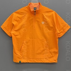 엄브로 클래식 반팔 스탠넥 아노락 26SS 셋업 (오렌지)