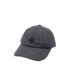 애니빙 모노그램 자수 베이스볼 캡 모자