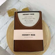 HENNY ROE 女士保暖螺紋內衣套裝