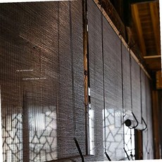 맞춤 대나무블라인드 사무실 문발 일식집 대나무발 카페