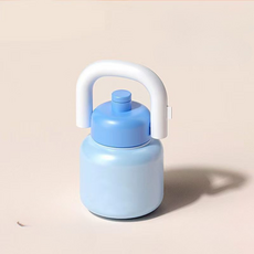 Ait U자형 손잡이 뚱뚱이 텀블러, 블루, 1개, 1000ml