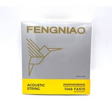 FENGNIAO 蜂鳥 民謠吉他弦 包腹膜 抗生鏽, 1個, 11-50 磷青銅