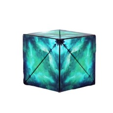 星空魔方二合一3D立體百變魔方兒童益智解壓小玩具, 1個, 1個