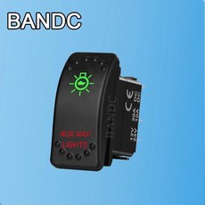 방수 네비게이션 라이트 스위치 핀 로커 녹색 빨간색 보트 요트용, 48 AUX LIGHTS