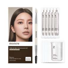 모뉴 톤업 셀프 브로우 블리치 탈색제 5회분, 5개, 4g 5개, 4g